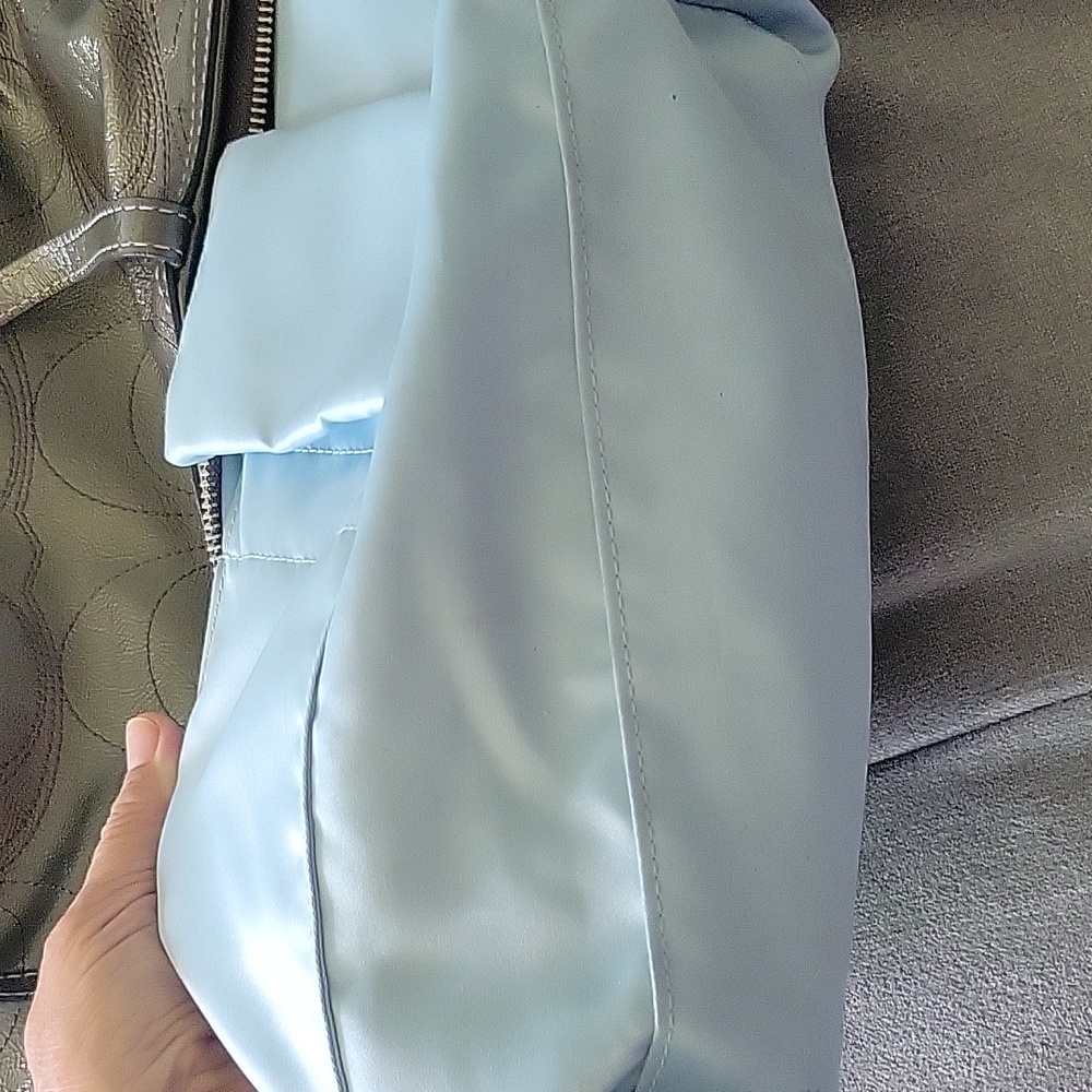 Coach Shoulder Tote Bag, Green, EUC - Picture 15 of 15
